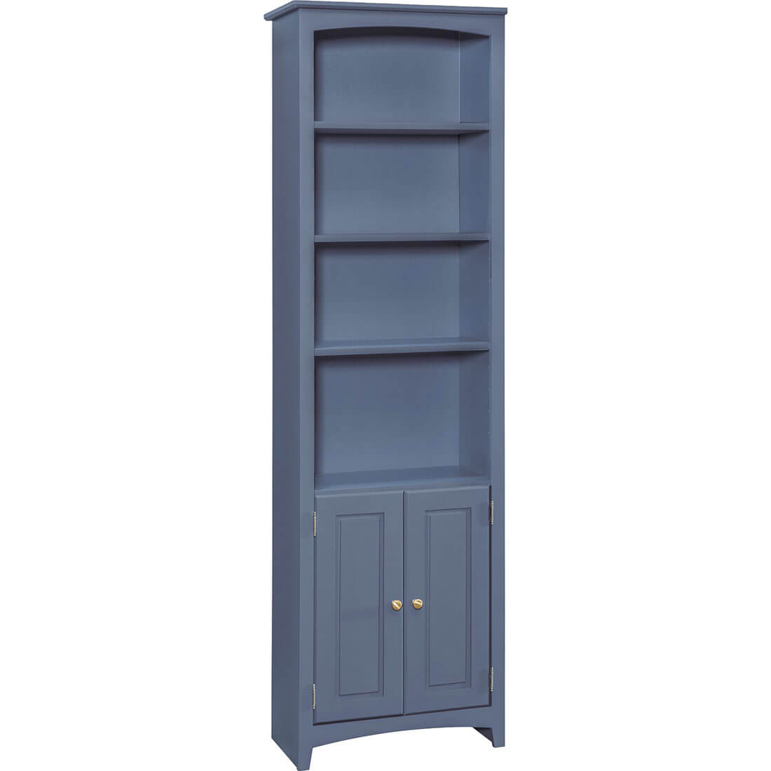 Archbold Furniture Alder Bookcase 24x84 Doors 62484D