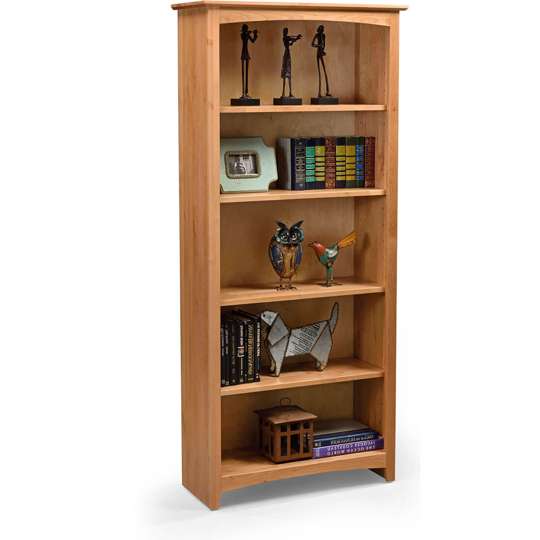Archbold Furniture Alder Bookcase 30x72 63072