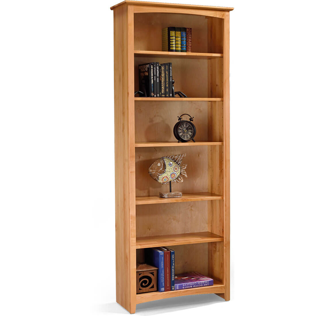 Archbold Furniture Alder Bookcase 30x84 63084