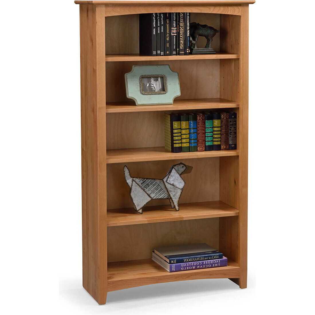 Archbold Furniture Alder Bookcase 36x60 63660