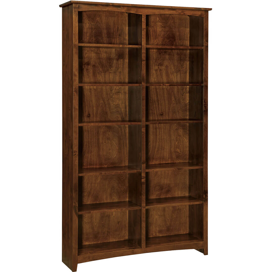 Archbold Furniture Alder Bookcase 48x84 64884