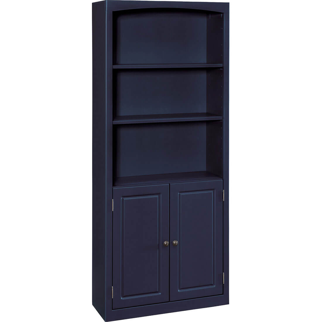 Archbold Furniture Pine Bookcase 30x72 Doors 3072D