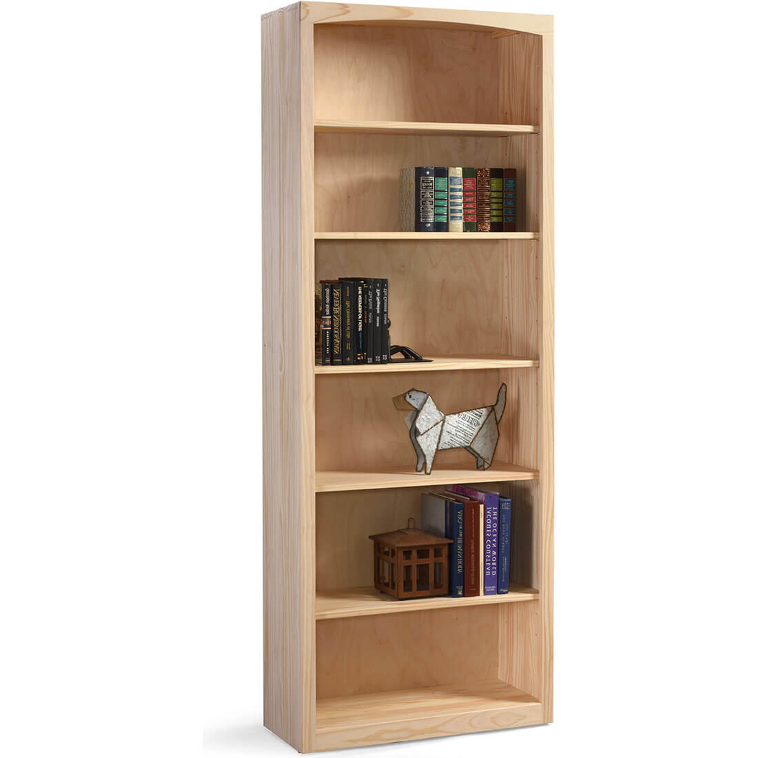 Archbold Furniture Pine Bookcase 30x84 3084