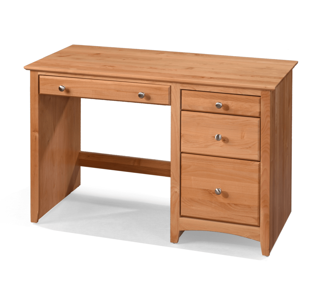 4 Drawer Desk Overhang Top