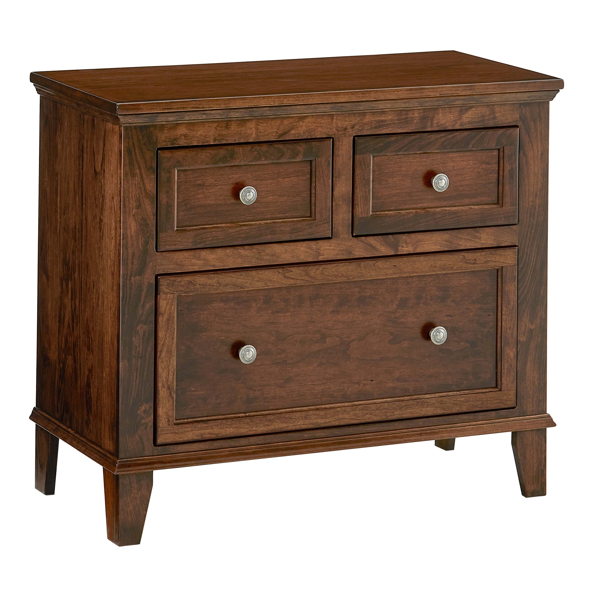 Belmont 3 Drawer Wide Nightstand Archbold Furniture